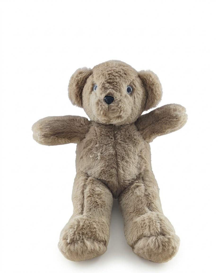Bej kolları açık sarılmalık peluş ayı